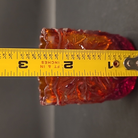 Vintage Marigold Carnival Glass Toothpick Holder - Picture 10 of 16